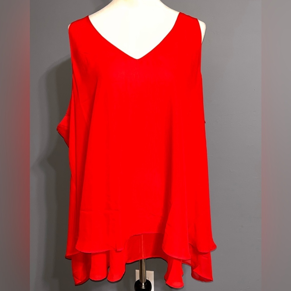 LANE BRYANT Swing Double-Layer Chiffon Tunic lot of 4 size 24 - Picture 6 of 6